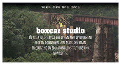 Desktop Screenshot of boxcarstudio.com